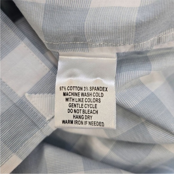 2/$30 NWT Womens UNTUCKit Santa Marzi Plaid Long Sleeve Button Down Shirt Size 4 - Picture 4 of 8